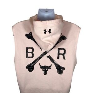 Under Armour Mens SZ L Project Rock BSR Sleeveless Hoodie-911
